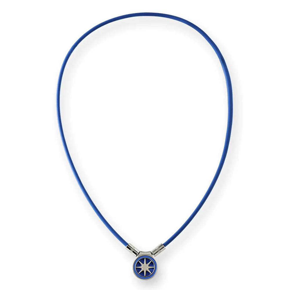 バンデル BANDEL ネックレス Healthcare Necklace Earth mini 2.0 青木瀬令奈モデル(Blue×Silver) 43cm HLCFNE2AS43【FITHOUSE ONLINE SHOP】