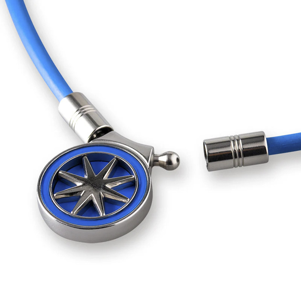 バンデル BANDEL ネックレス Healthcare Necklace Earth mini 2.0 青木瀬令奈モデル(Blue×Silver) 47cm HLCFNE2AS47【FITHOUSE ONLINE SHOP】