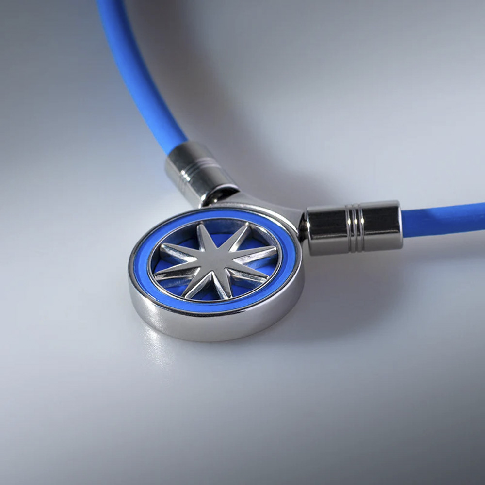 バンデル BANDEL ネックレス Healthcare Necklace Earth mini 2.0 青木瀬令奈モデル(Blue×Silver) 52cm HLCFNE2AS52【FITHOUSE ONLINE SHOP】