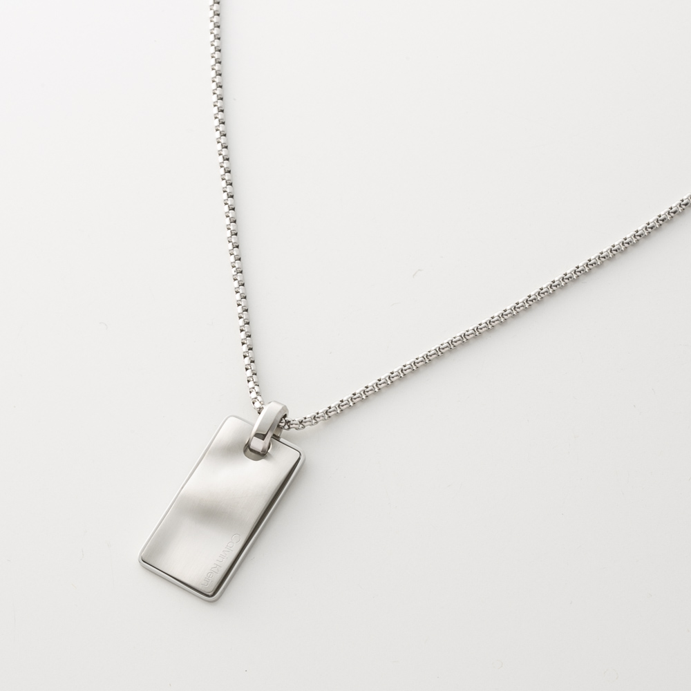 カルバンクライン Calvin Klein ネックレス METALLIC WAVES DOG TAG 35100033【FITHOUSE ONLINE SHOP】