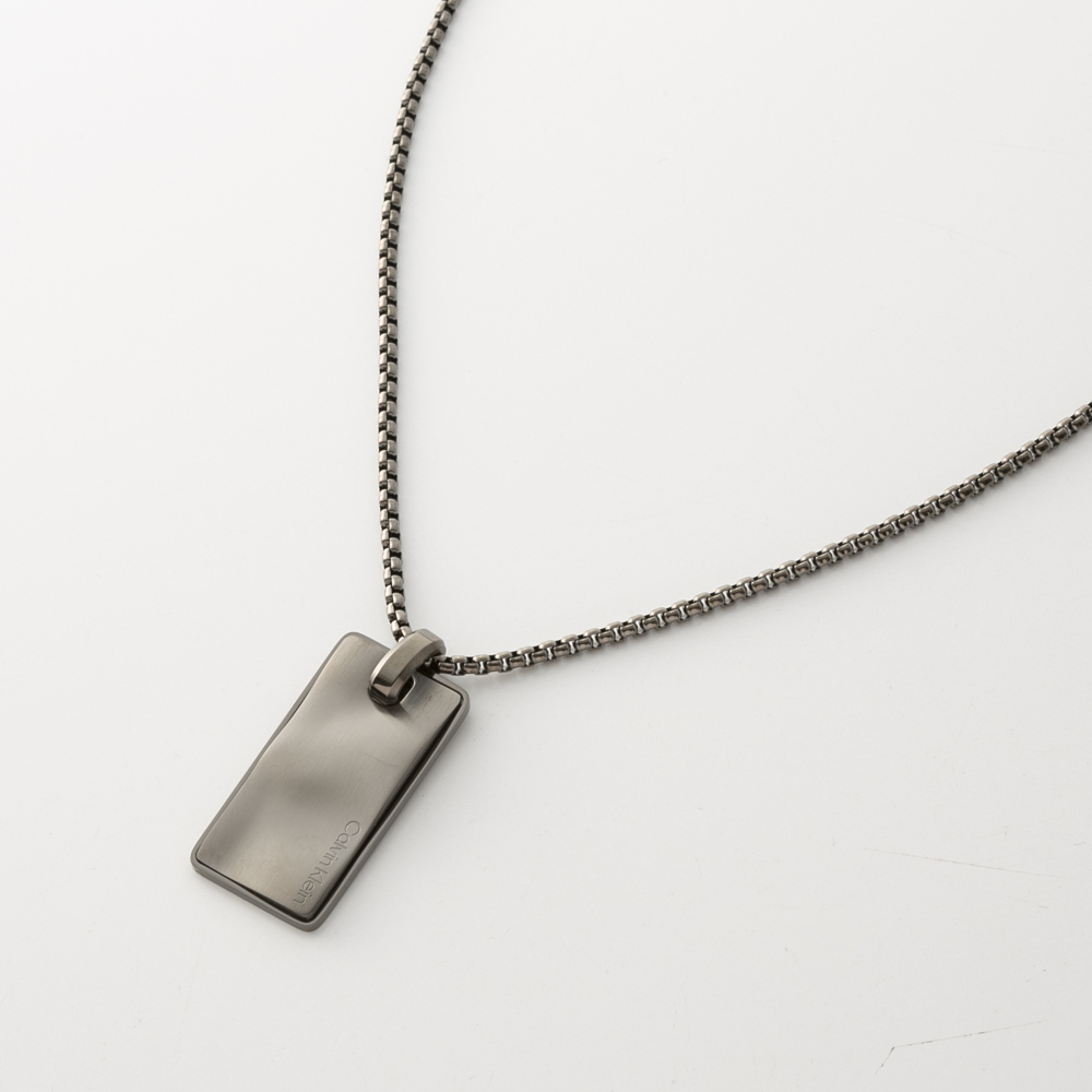 カルバンクライン Calvin Klein ネックレス METALLIC WAVES DOG TAG 35100032【FITHOUSE ONLINE SHOP】