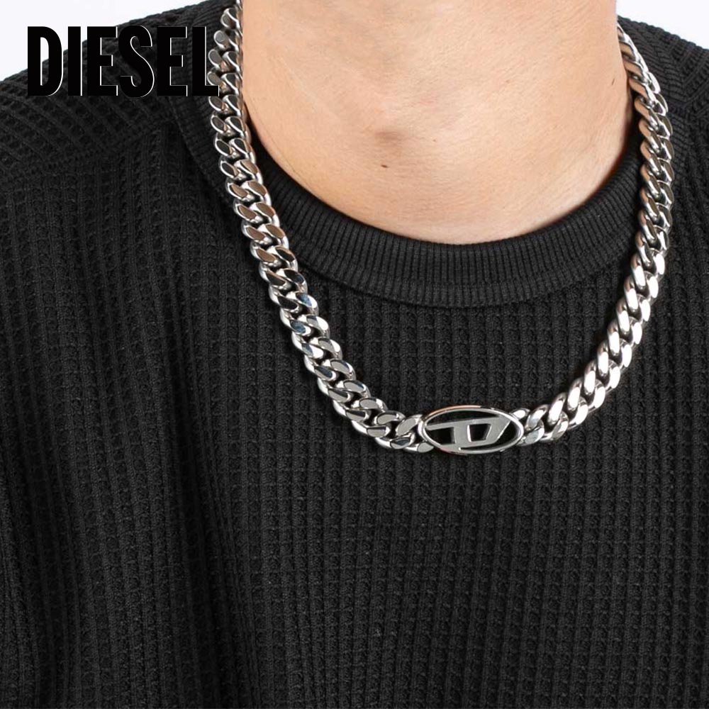 ディーゼル DIESEL ロゴチェーンネックレス DX1433040【FITHOUSE ONLINE SHOP】
