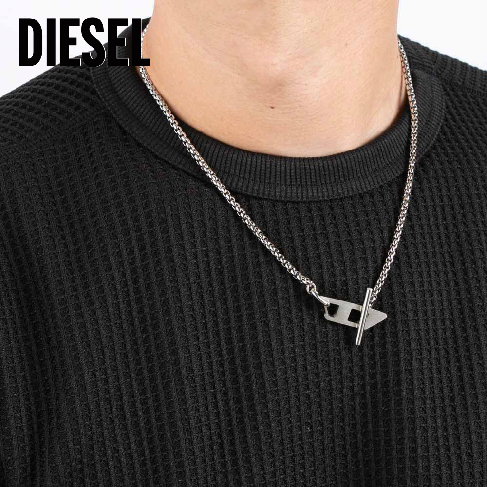 ディーゼル DIESEL ロゴチェーンネックレス DX1477040【FITHOUSE ONLINE SHOP】