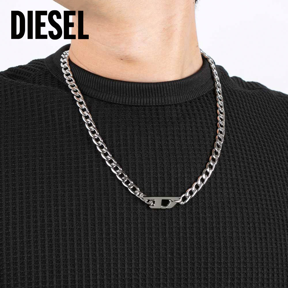 ディーゼル DIESEL ロゴチェーンネックレス DX1497040【FITHOUSE ONLINE SHOP】