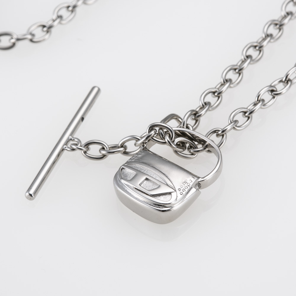 ディーゼル DIESEL 1DRバッグチャームネックレス DX1593040【FITHOUSE ONLINE SHOP】