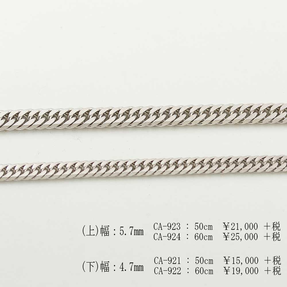 CRAZY ANGEL CAN･11S6面W喜平ﾈｯｸﾚｽ5.7mm CA-924 ギフトラッピング無料