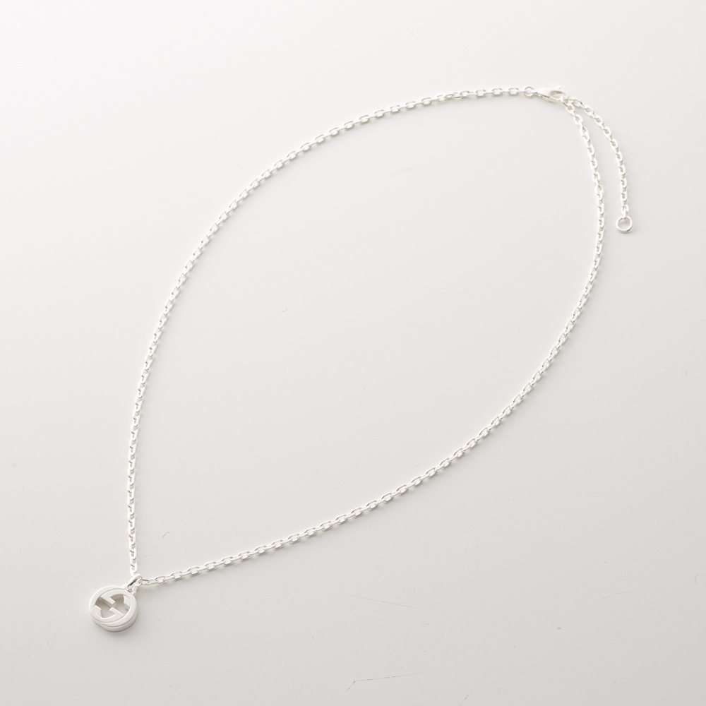 グッチ GUCCI インターロッキング チェーン ネックレス 796355/J8400/8106【FITHOUSE ONLINE SHOP】