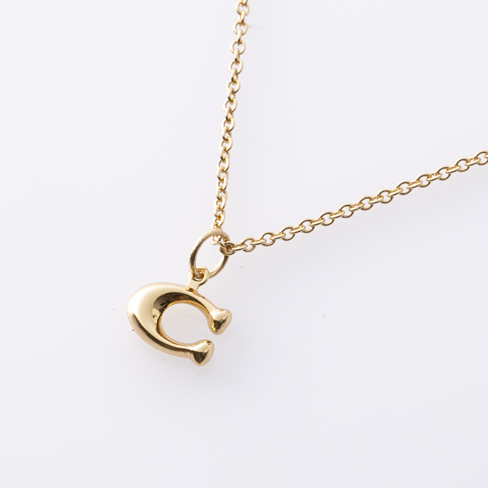 コーチ COACH ネックレス ロゴ ペンダント 37335949GLD710【FITHOUSE ONLINE SHOP】