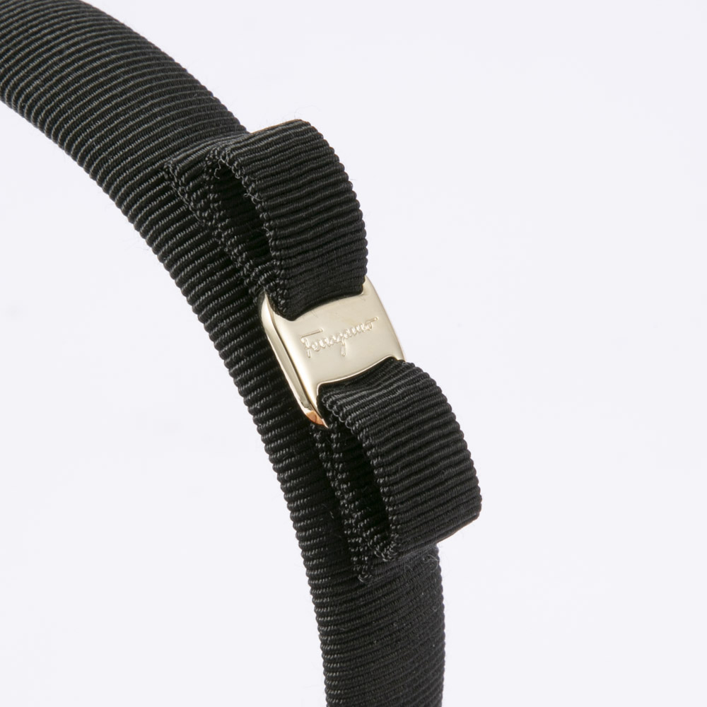 サルヴァトーレフェラガモ salvatore ferragamo PASSATA ヴァラリボン カチューシャ 340086 430314 001【FITHOUSE ONLINE SHOP】