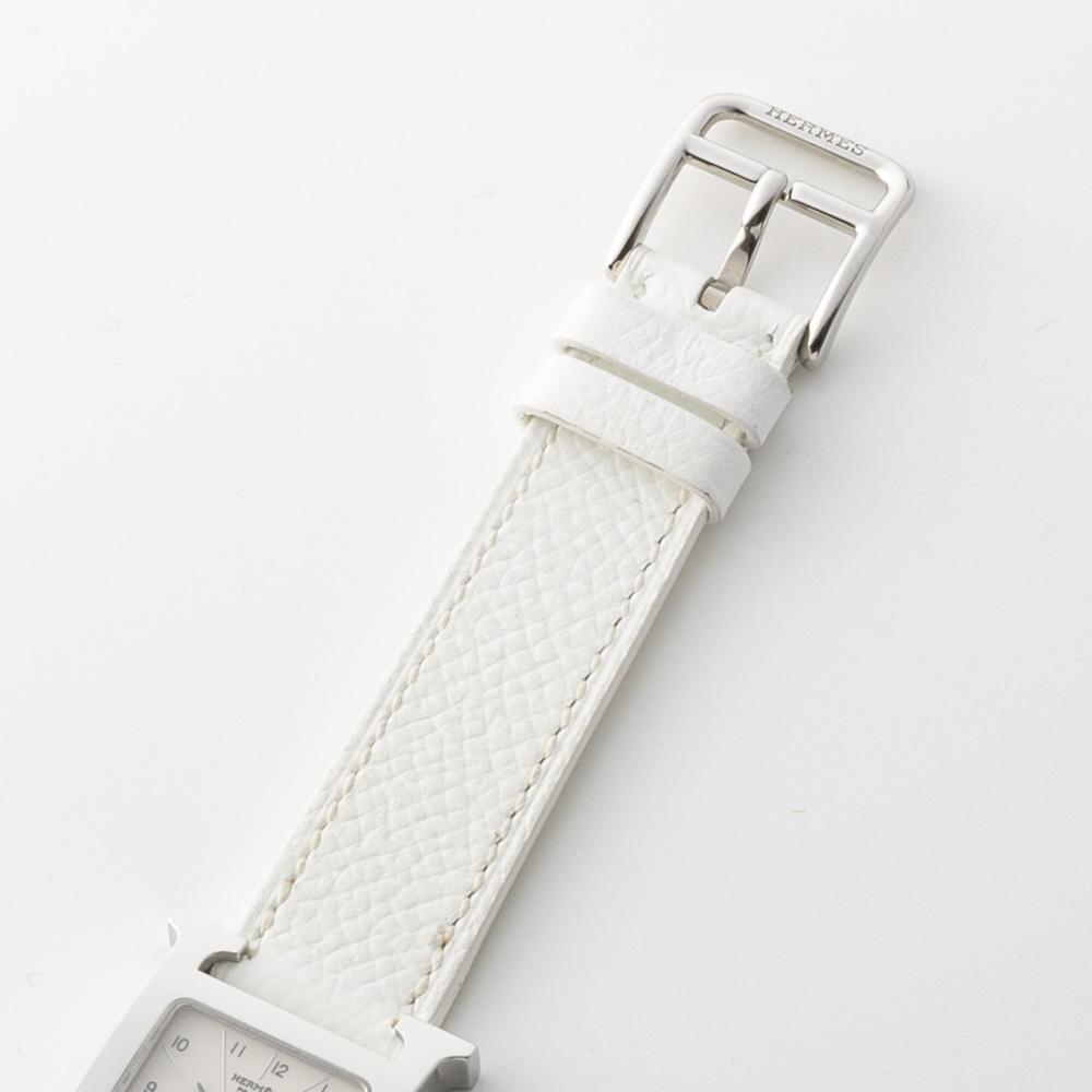 ヴィンテージ・中古】エルメス HERMES 腕時計 Hウォッチ レザーベルトL