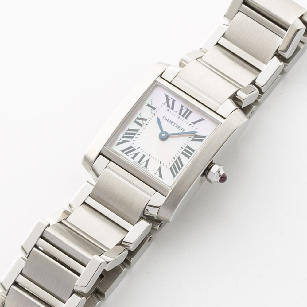 【ヴィンテージ・中古】カルティエ Cartier レディース腕時計 タンクフランセーズ SM W51028Q3【FITHOUSE ONLINE SHOP】