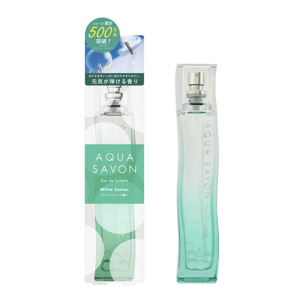 アクア シャボン AQUASAVON コスメ 香水・フレグランス ホワイトコットンの香り オードトワレ80mL【FITHOUSE ONLINE SHOP】