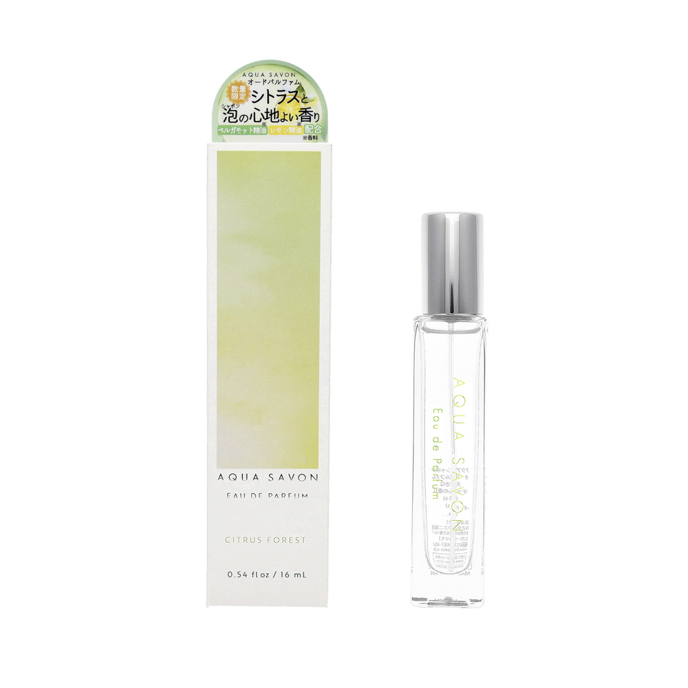 アクア シャボン AQUASAVON コスメ 香水・フレグランス シトラスフォレストの香り オードパルファム 16mL【FITHOUSE ONLINE SHOP】