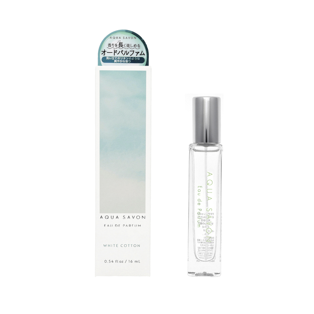 アクア シャボン AQUASAVON コスメ 香水・フレグランス ホワイトコットンの香り オードパルファム 16mL【FITHOUSE ONLINE SHOP】