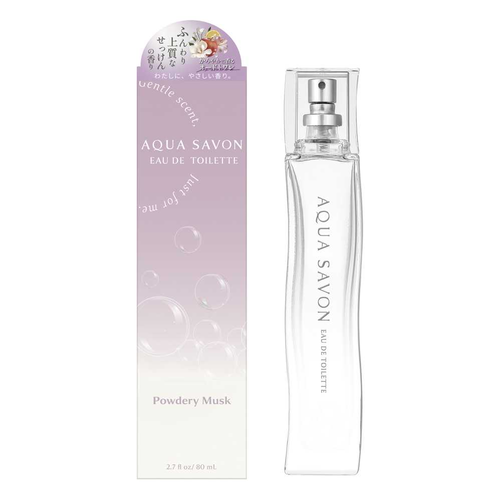 アクア シャボン AQUASAVON コスメ 香水・フレグランス パウダリームスクの香り オードトワレ 80mL【FITHOUSE ONLINE SHOP】