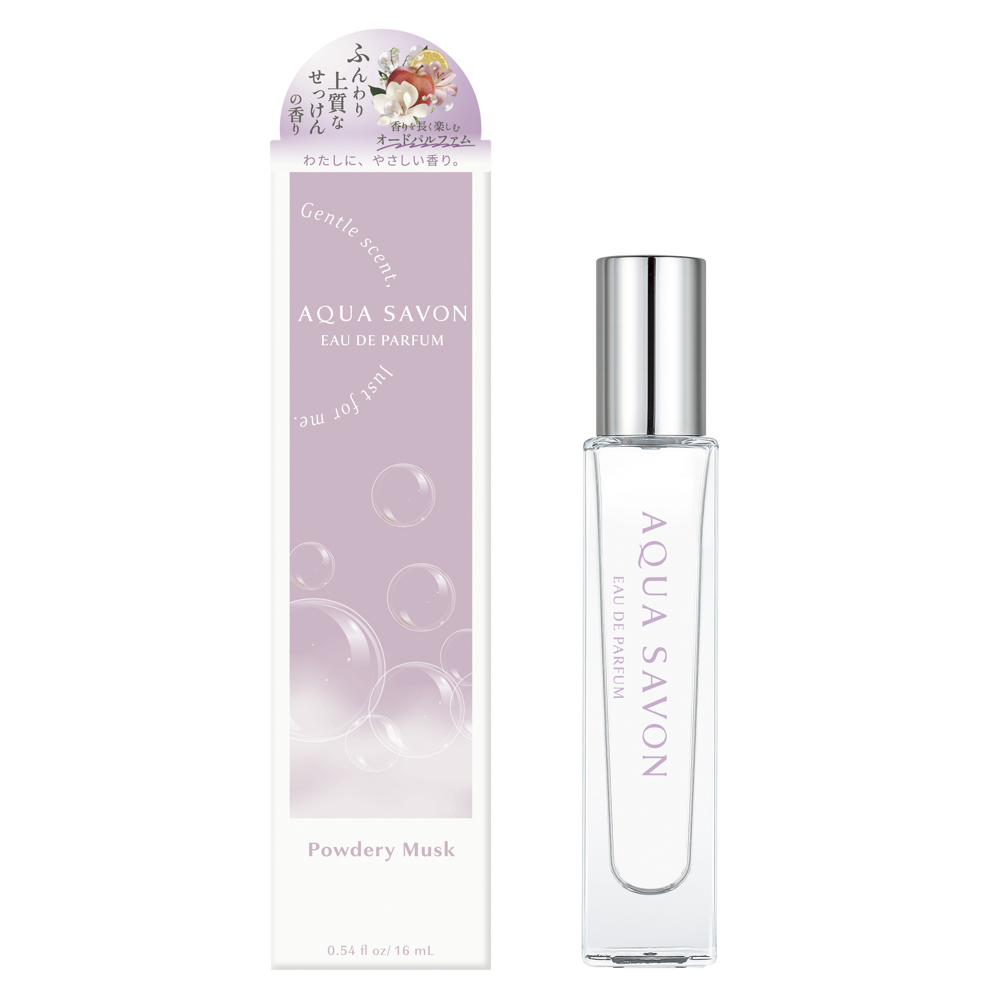 アクア シャボン AQUASAVON コスメ 香水・フレグランス パウダリームスクの香り オードパルファム 16mL【FITHOUSE ONLINE SHOP】