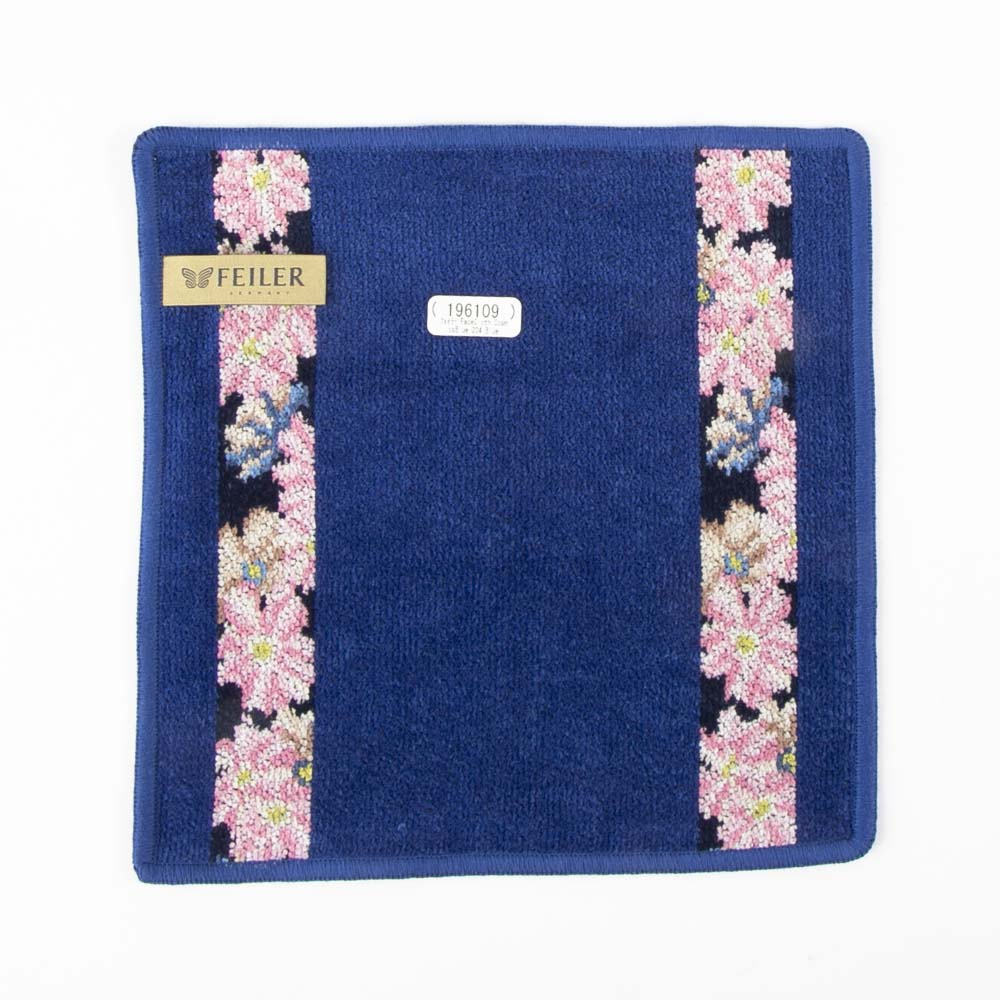 フェイラー FEILER ハンカチ COSMOS BLUE コスモス ブルー 25×25 ブルー 196109 コスモス ブルー 25/BL【FITHOUSE ONLINE SHOP】