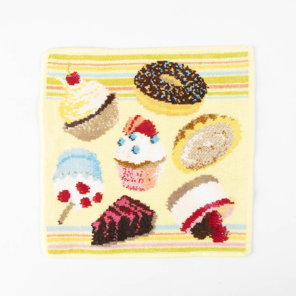 フェイラー FEILER ハンカチ CUPCAKES カップケーキ 25×25 レモン 122948 カップケーキ 25/LEMON【FITHOUSE ONLINE SHOP】