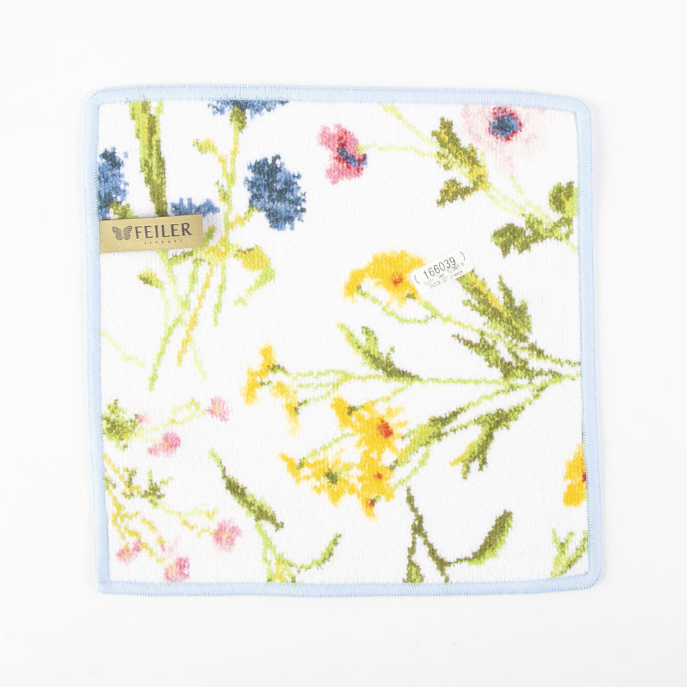 フェイラー FEILER ハンカチ FLOWER MEADOW フラワー メドゥ 25×25 ブリーズ 166039 フラワー メドゥ 25/BREEZE【FITHOUSE ONLINE SHOP】