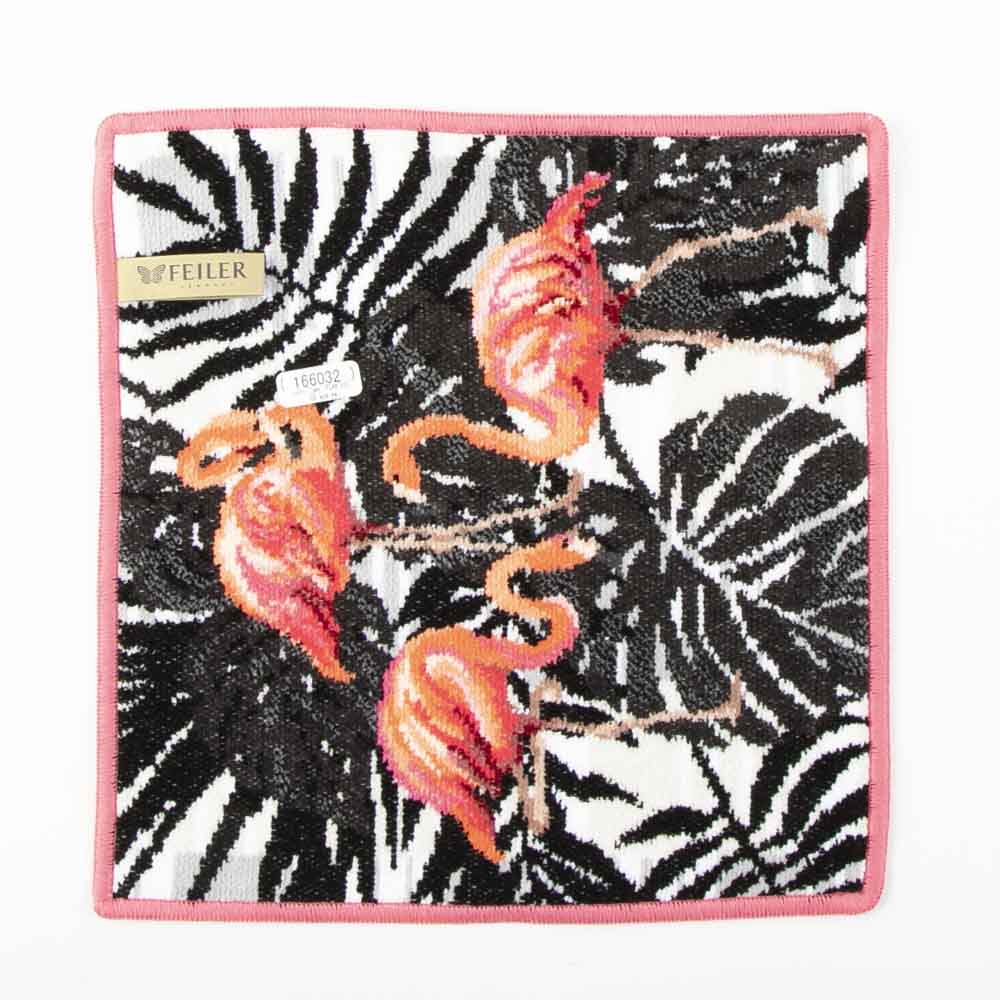 フェイラー FEILER ハンカチ FLAMINGO フラミンゴ 30×30