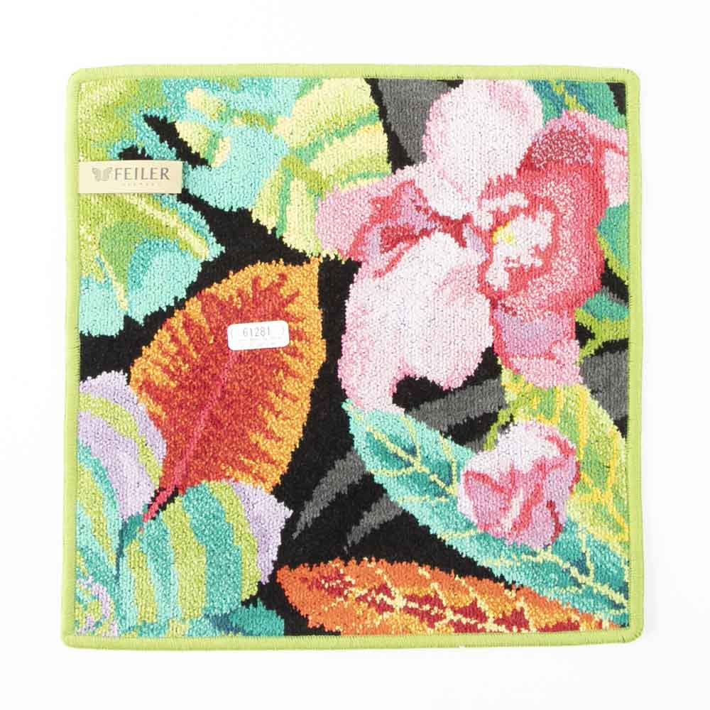 フェイラー FEILER ハンカチ RAINFOREST レインフォレスト 30×30 リーフグリーン 61281 レインフォレスト 30/LEAF GR【FITHOUSE ONLINE SHOP】