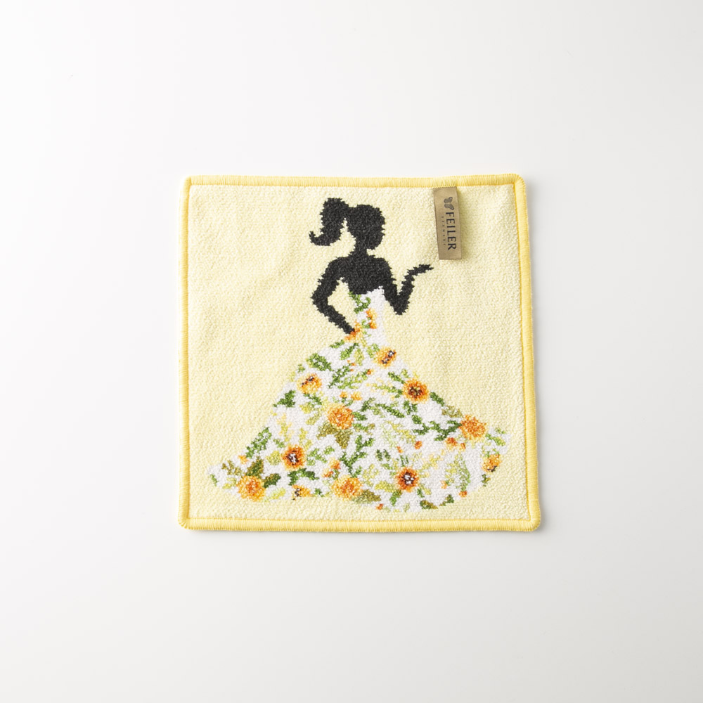 フェイラー FEILER ハンカチ MISS FLOWER YELLOW ミス フラワー イエロー 289770【FITHOUSE ONLINE SHOP】