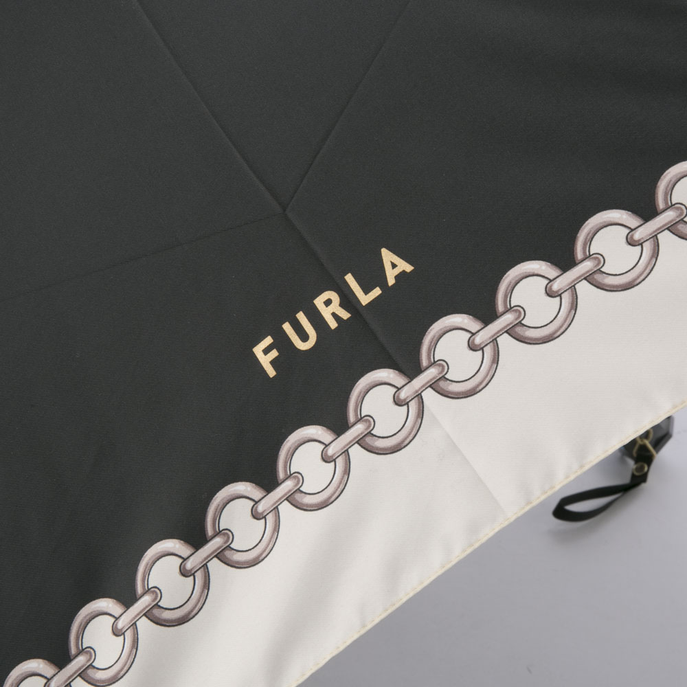 フルラ FURLA 折りたたみ傘 雨傘 ミニPツイルPtチェーン柄 55㎝ 2113510733-02-15【FITHOUSE ONLINE SHOP】