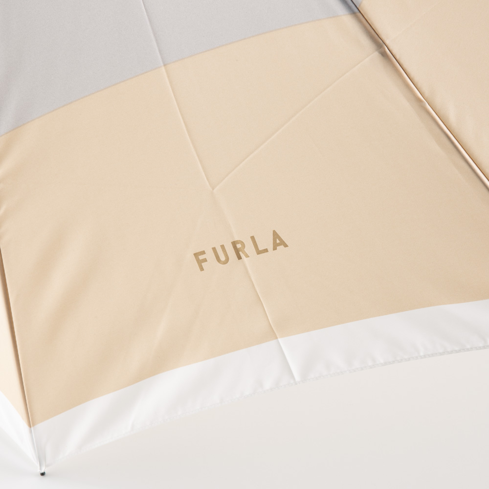 フルラ FURLA 折りたたみ傘 雨傘 カラーボーダー 21-135-10906-02-12【FITHOUSE ONLINE SHOP】