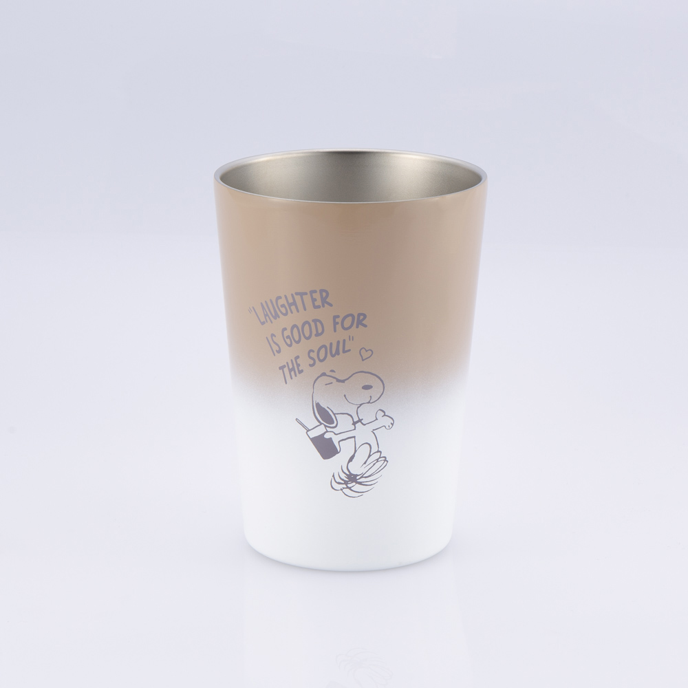 ＰＥＡＮＵＴＳ ピーナッツ ステンレスタンブラー BR×WH PI-1704【FITHOUSE ONLINE SHOP】