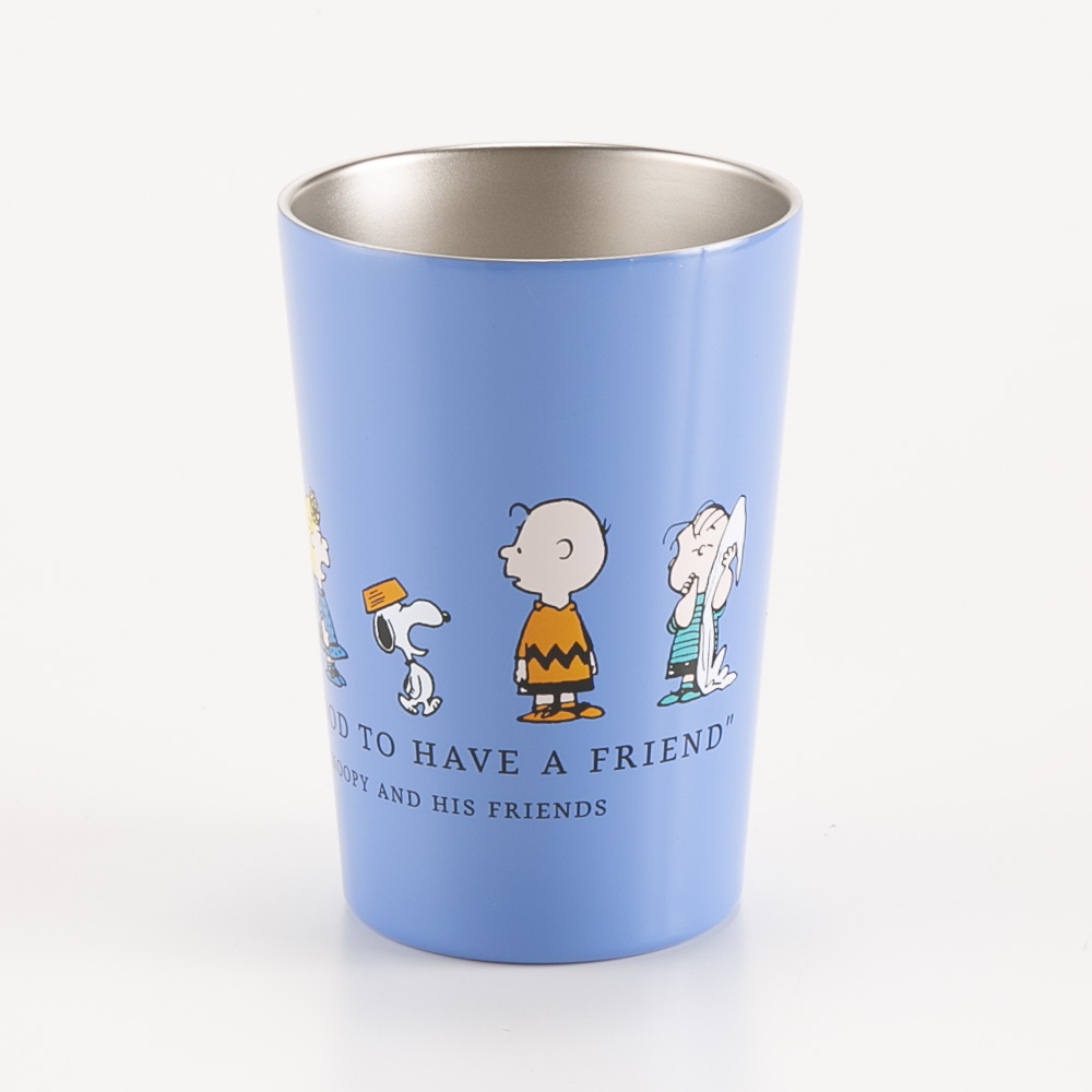 PEANUTS ピーナッツ ステンレスタンブラー BLUE PJ-1801【FITHOUSE ONLINE SHOP】