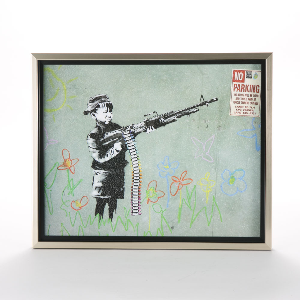 バンクシー Banksy アートフレーム BK-10004【FITHOUSE ONLINE SHOP】