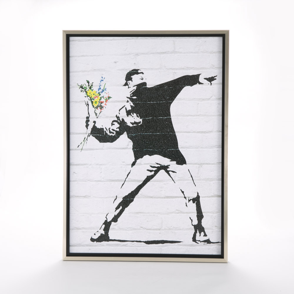バンクシー Banksy アートフレーム BK-10008【FITHOUSE ONLINE SHOP】