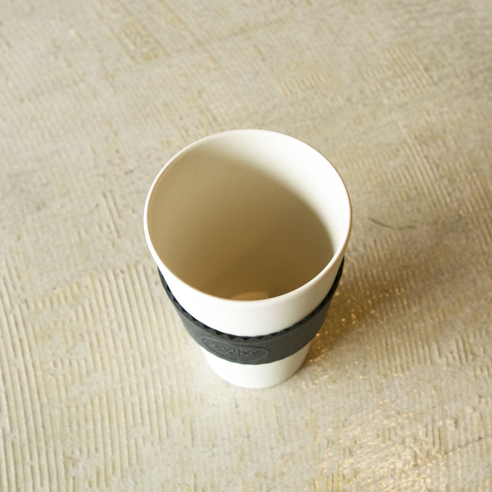 エコーヒーカップ Ecoffee Cup タンブラー BLACK NATURE 14oz/400ml 650129【FITHOUSE ONLINE SHOP】