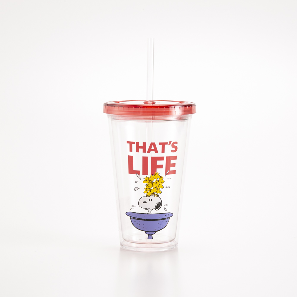 ピーナッツ PEANUTS ストロータンブラー 550ml PQ-1600【FITHOUSE ONLINE SHOP】