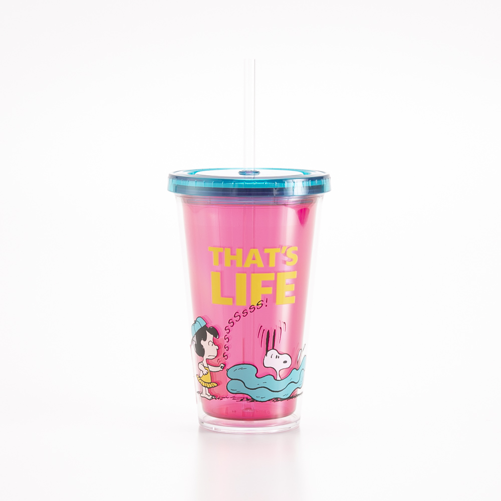 ピーナッツ PEANUTS ストロータンブラー 550ml PQ-1601【FITHOUSE ONLINE SHOP】