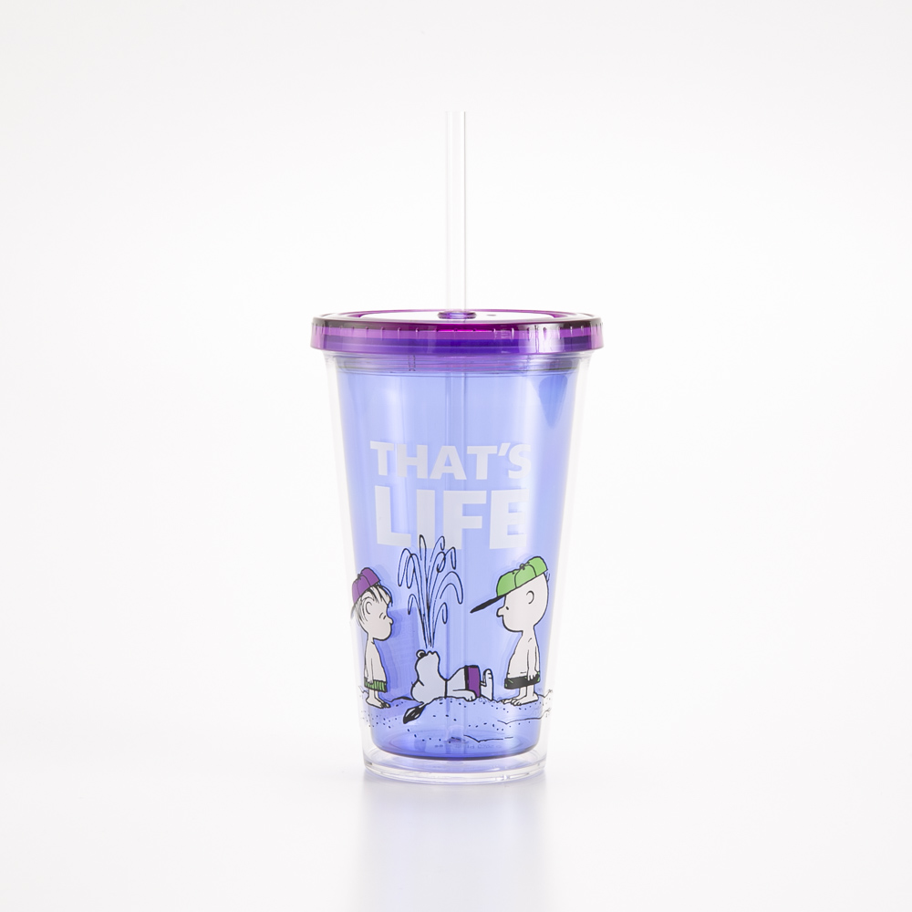 ピーナッツ PEANUTS ストロータンブラー 550ml PQ-1602【FITHOUSE ONLINE SHOP】