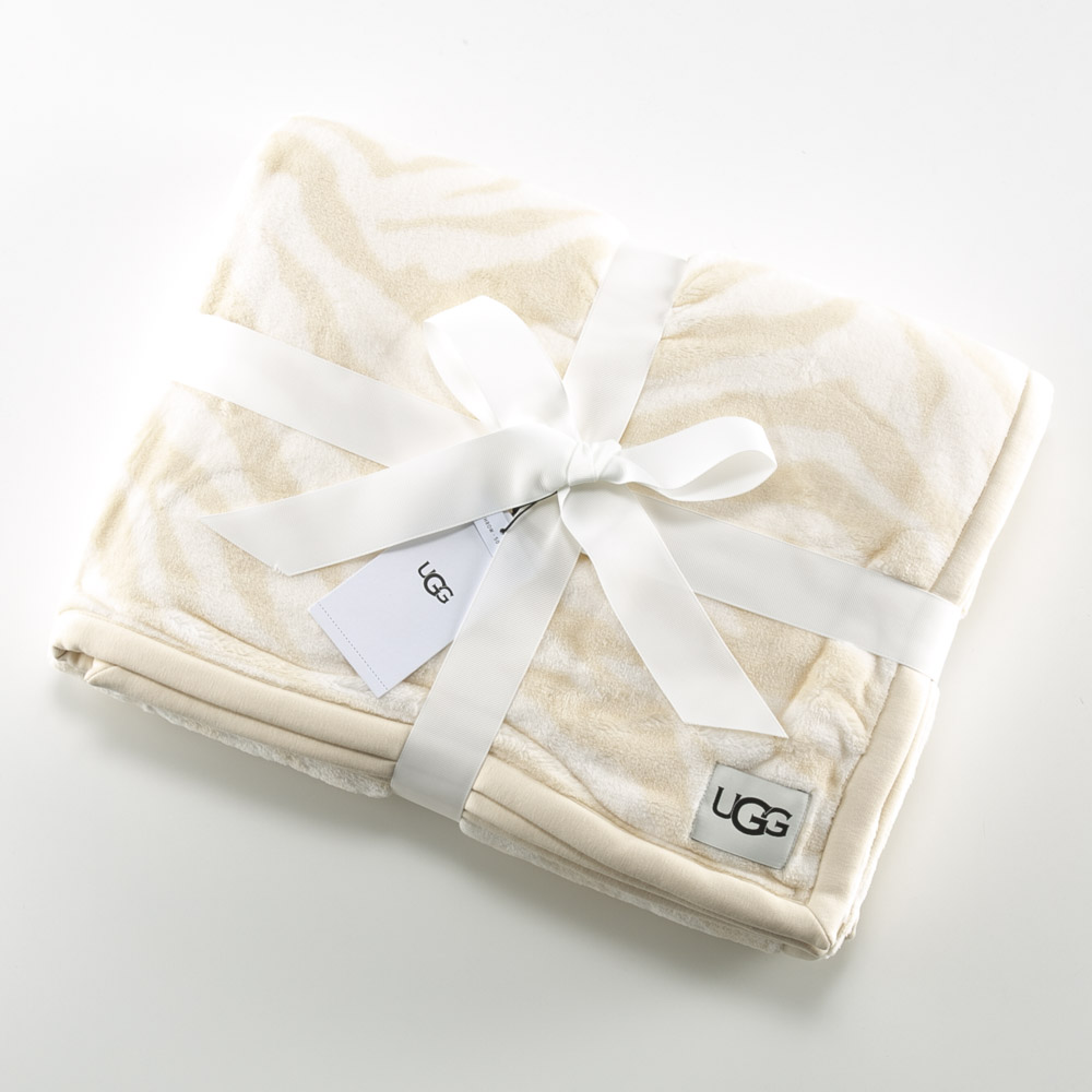 アグ UGG ブランケット Duffield Throw II WHITE ZEBRA 1106011-WHZB