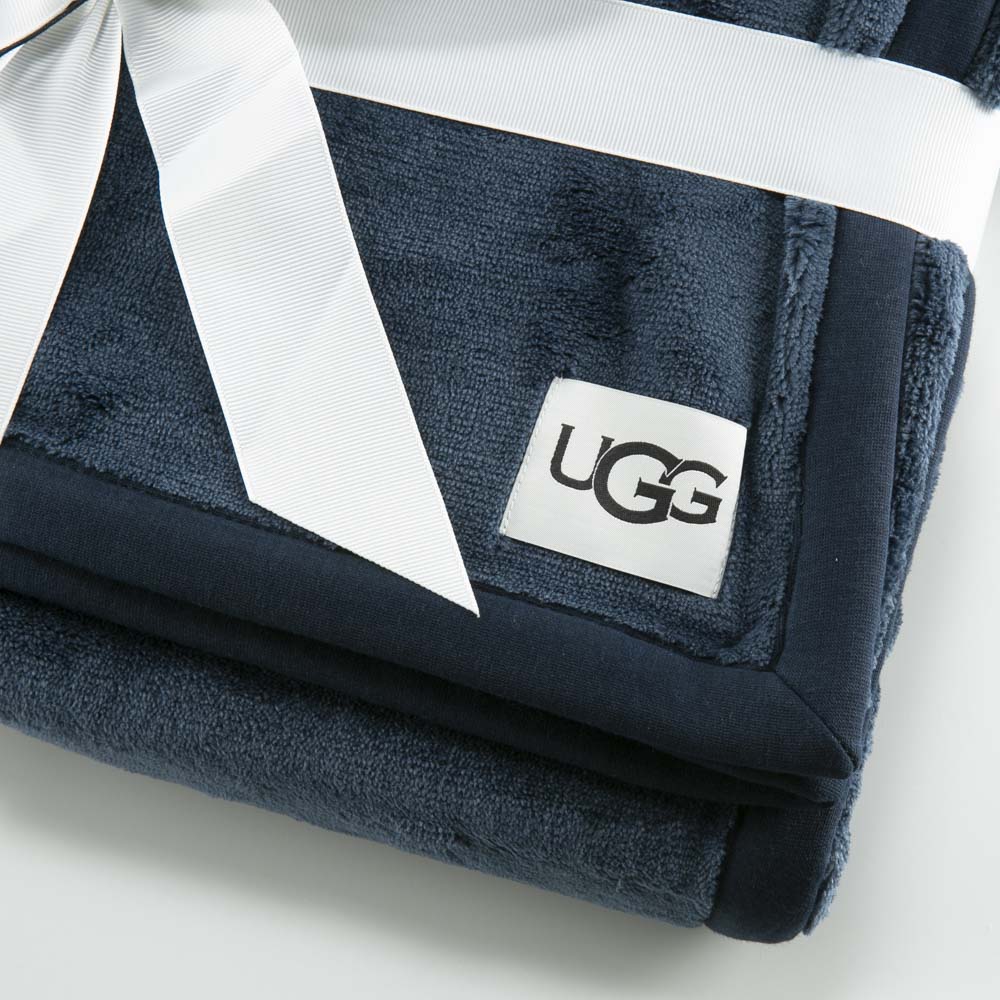 アグ UGG ブランケット Duffield Throw II Indigo 1106011-IND