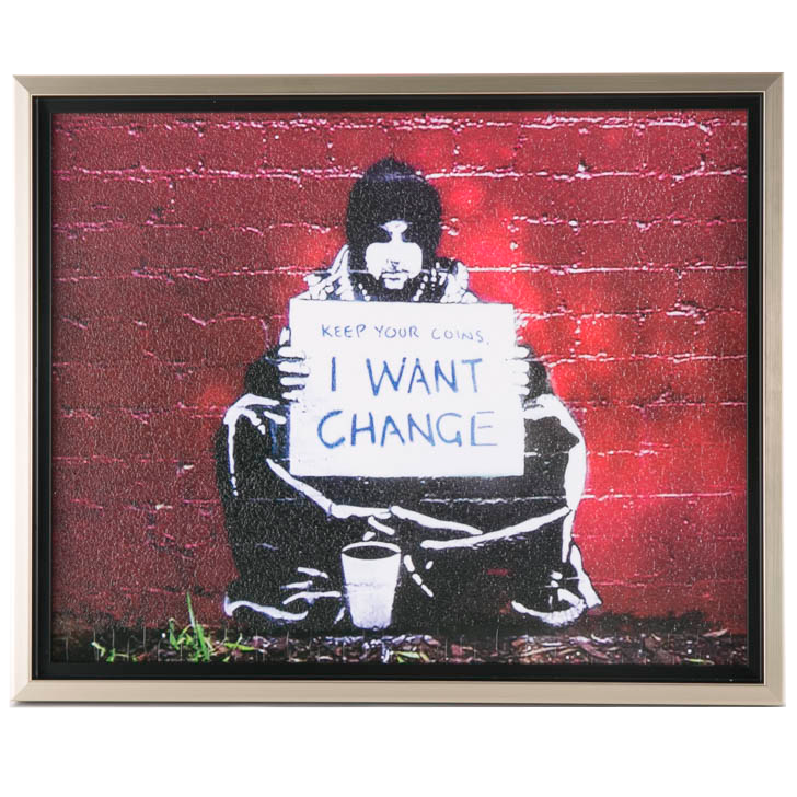 Banksy オマージュキャンバスアート | フィットハウス公式オンライン