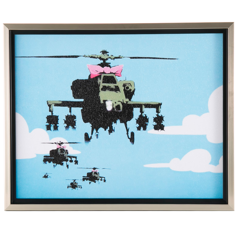 Banksy オマージュキャンバスアート | フィットハウス公式