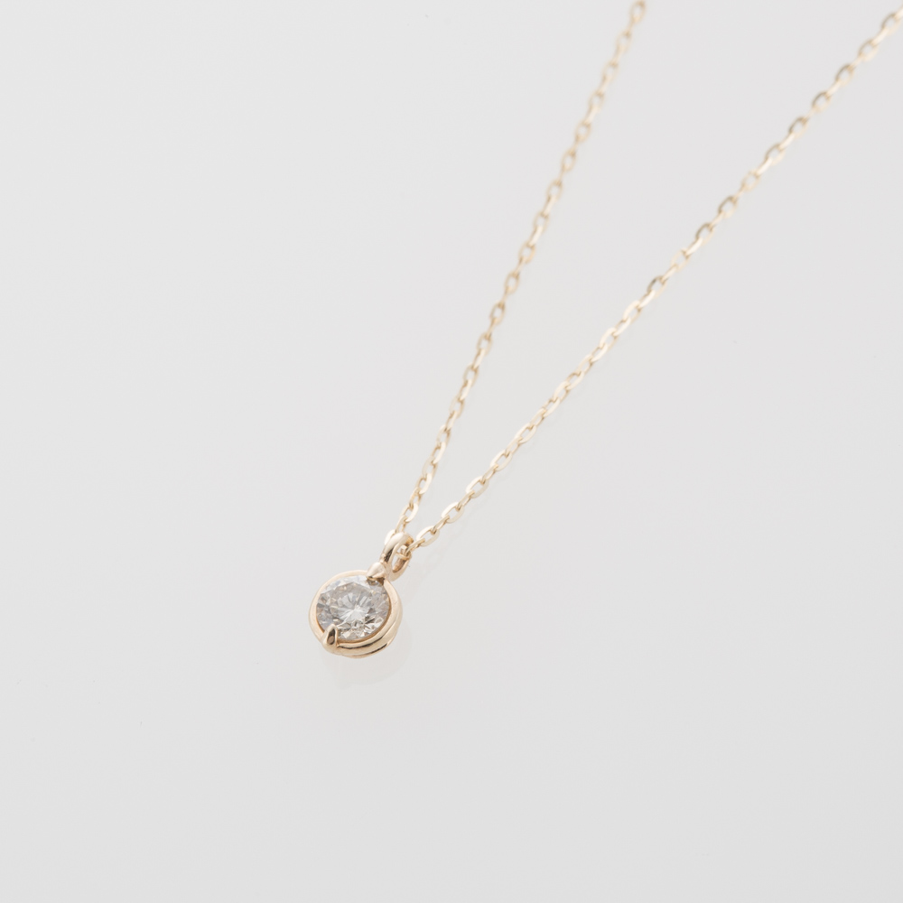 シェリークラン cheriecrin アクセサリー K10 ﾀﾞｲﾔ0.1ctﾈｯｸﾚｽ MCN-0001 