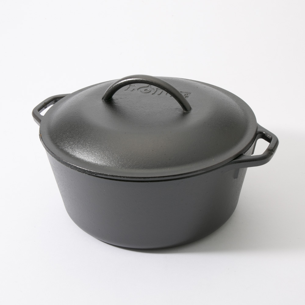 Amazon.com | Lodge L8DOL3 Cast Iron Dutch Oven with Dual